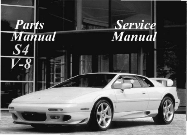 Product picture Lotus Esprit S4 V8 Service Repair Manual 1993 - 1998